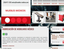 Tablet Screenshot of muebles-medicos.com